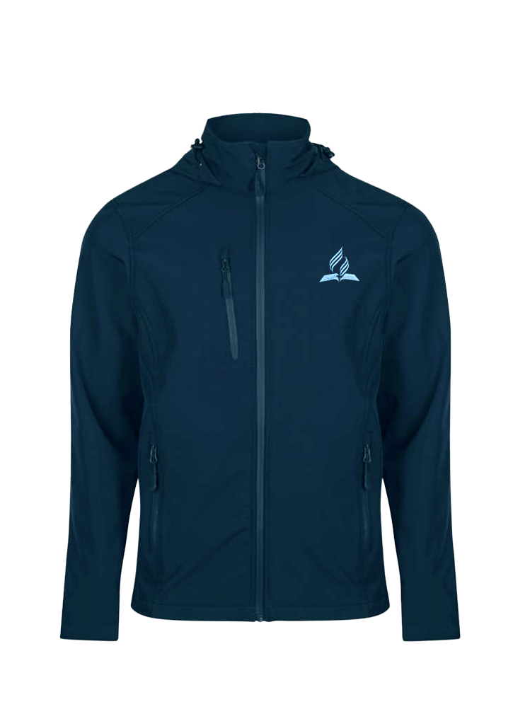 Seventh-day Adventist Softshell Jacket Navy